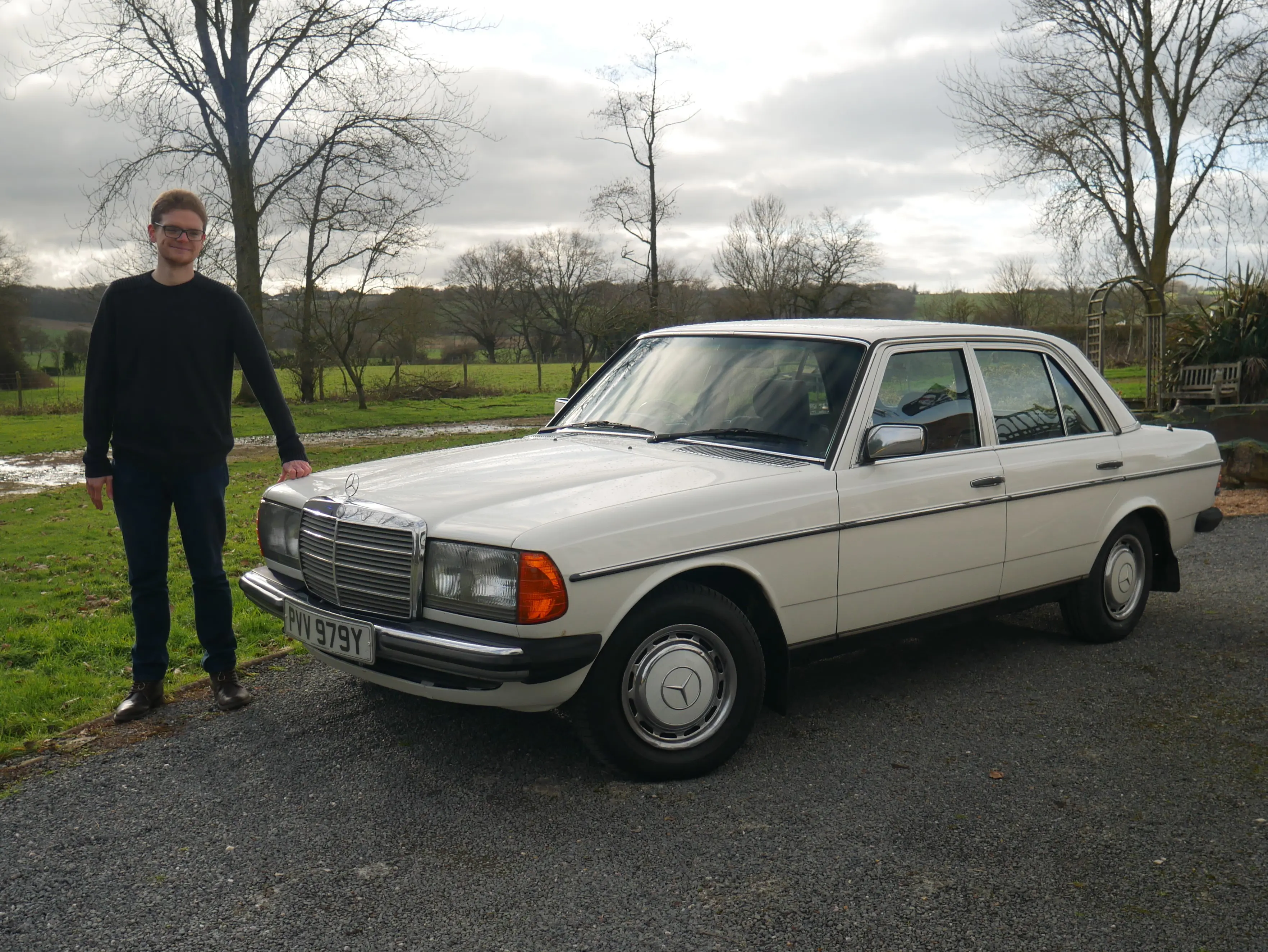 Man with car