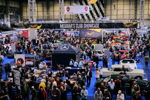 Classic Motor Show hall