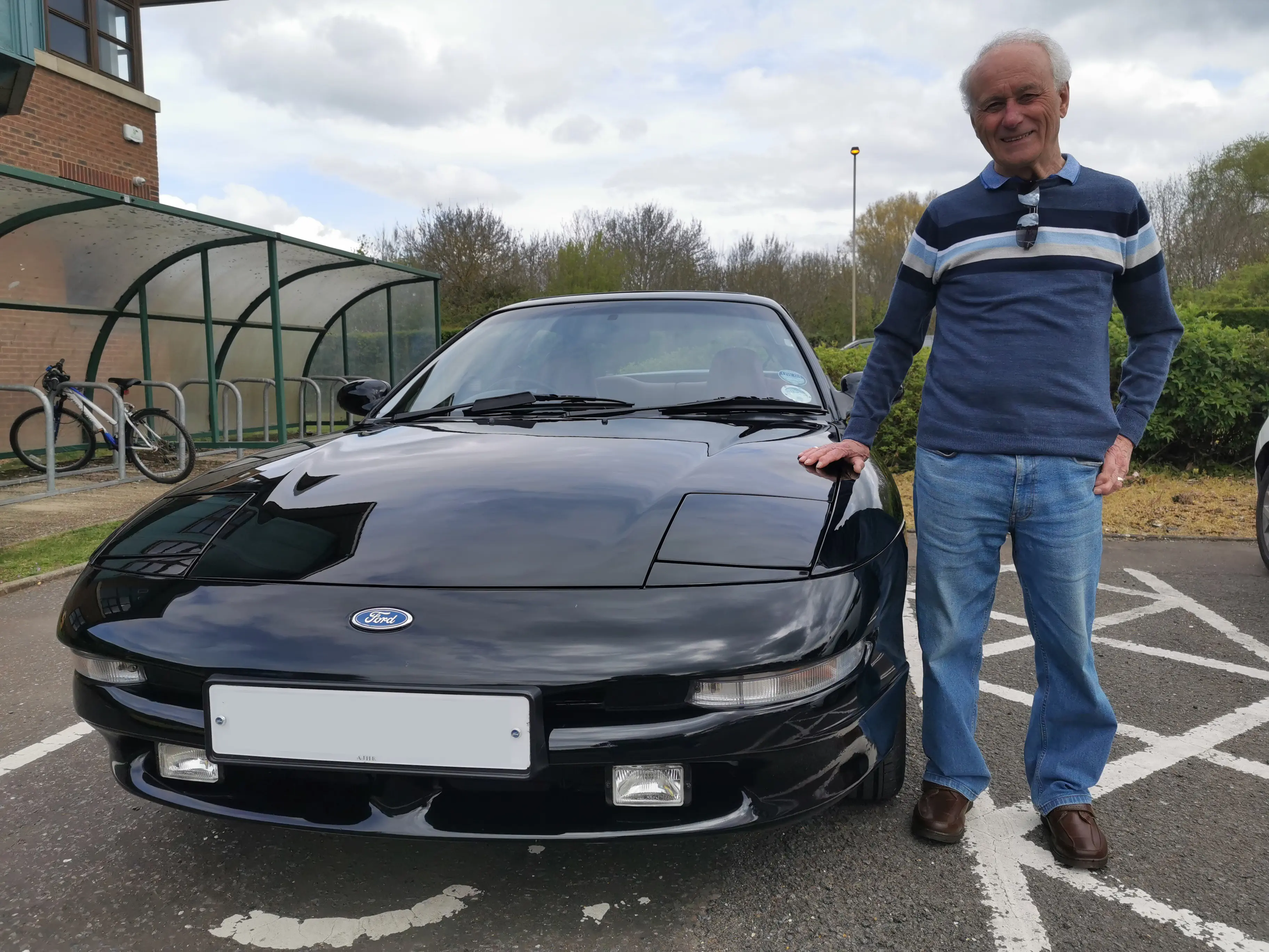 Man with car