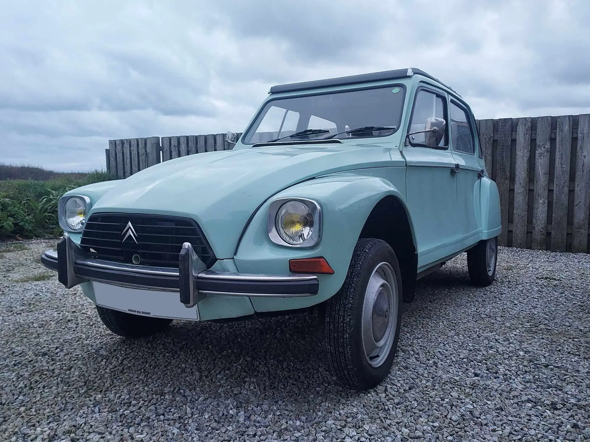 Blue car