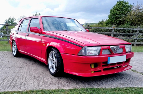 Red alfa romeo