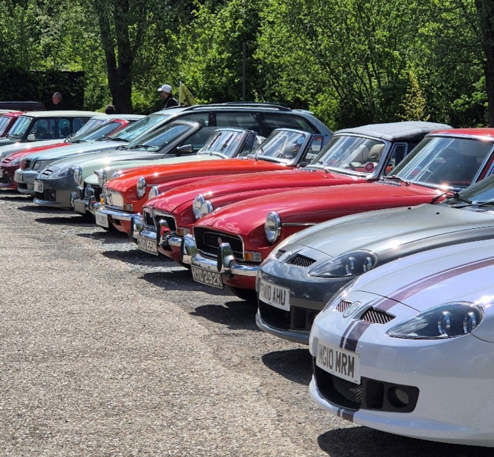 Fleet of Classic MGs