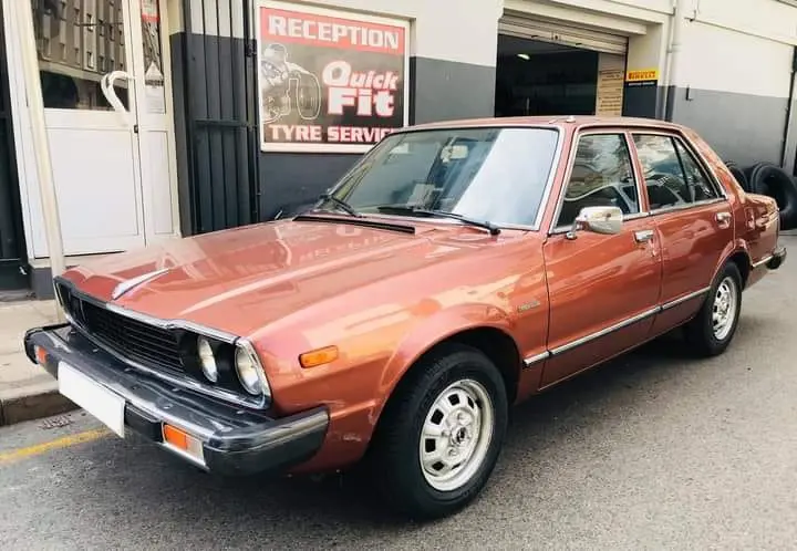 Orange car