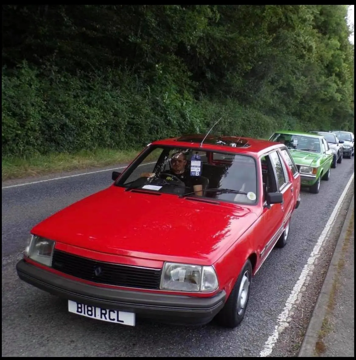 Red Renault Estate