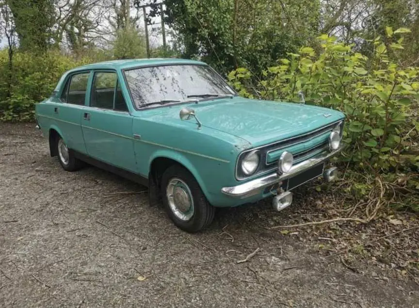 Blue car