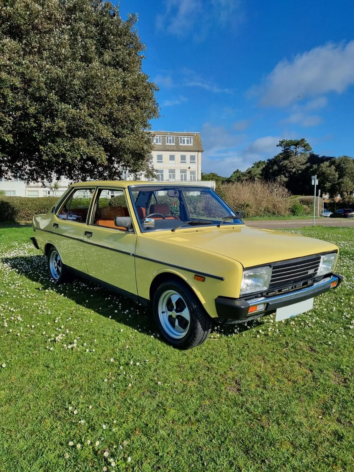 Yellow car