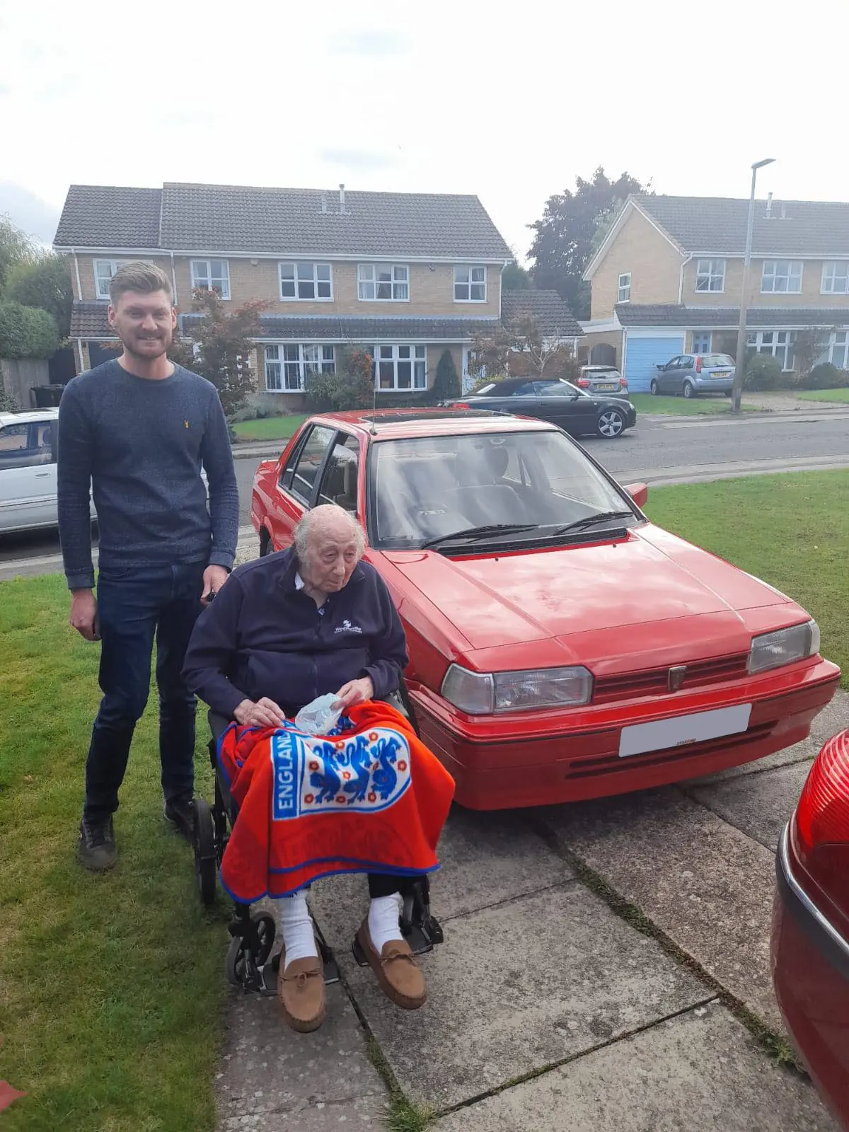 Man with car