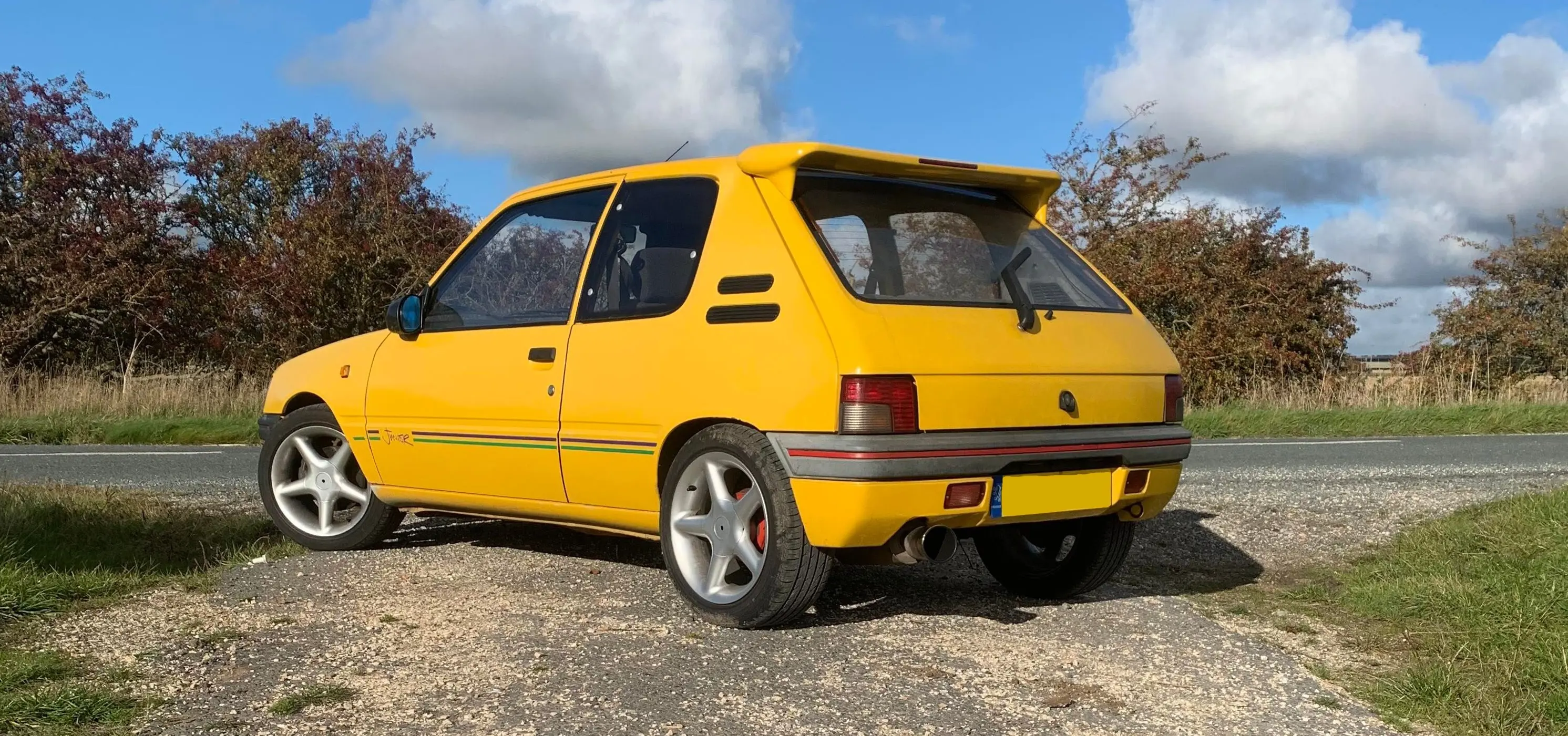 Yellow car
