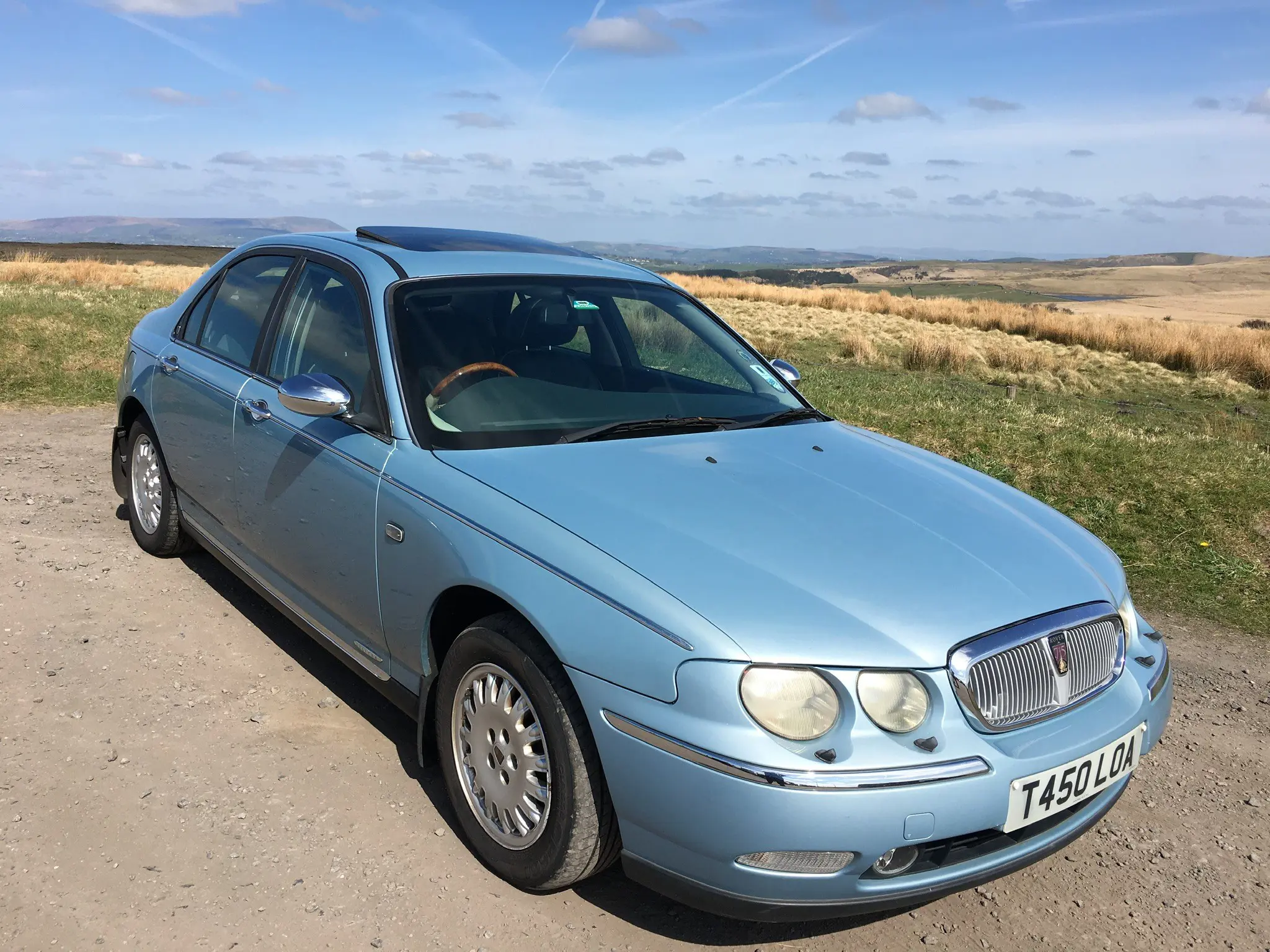Blue car