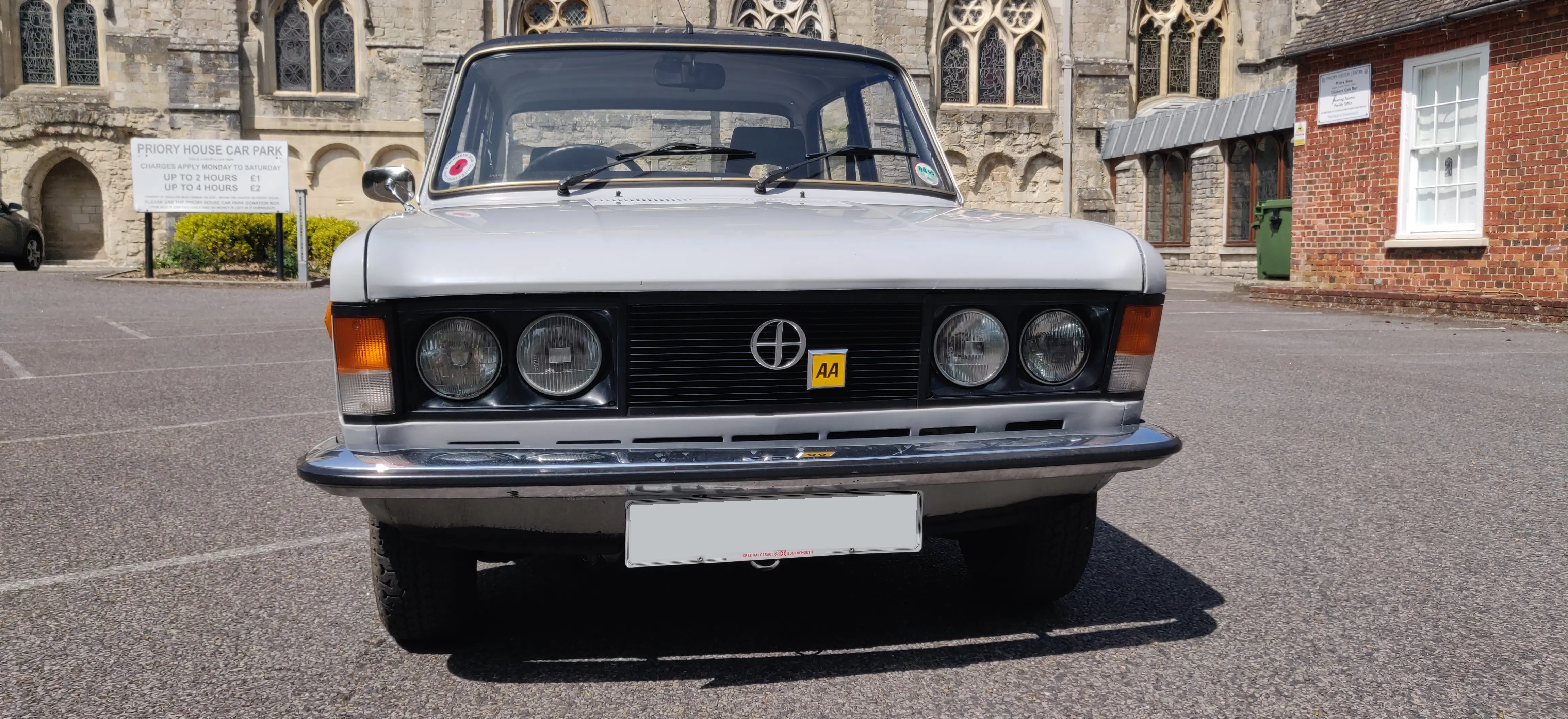 White Car front