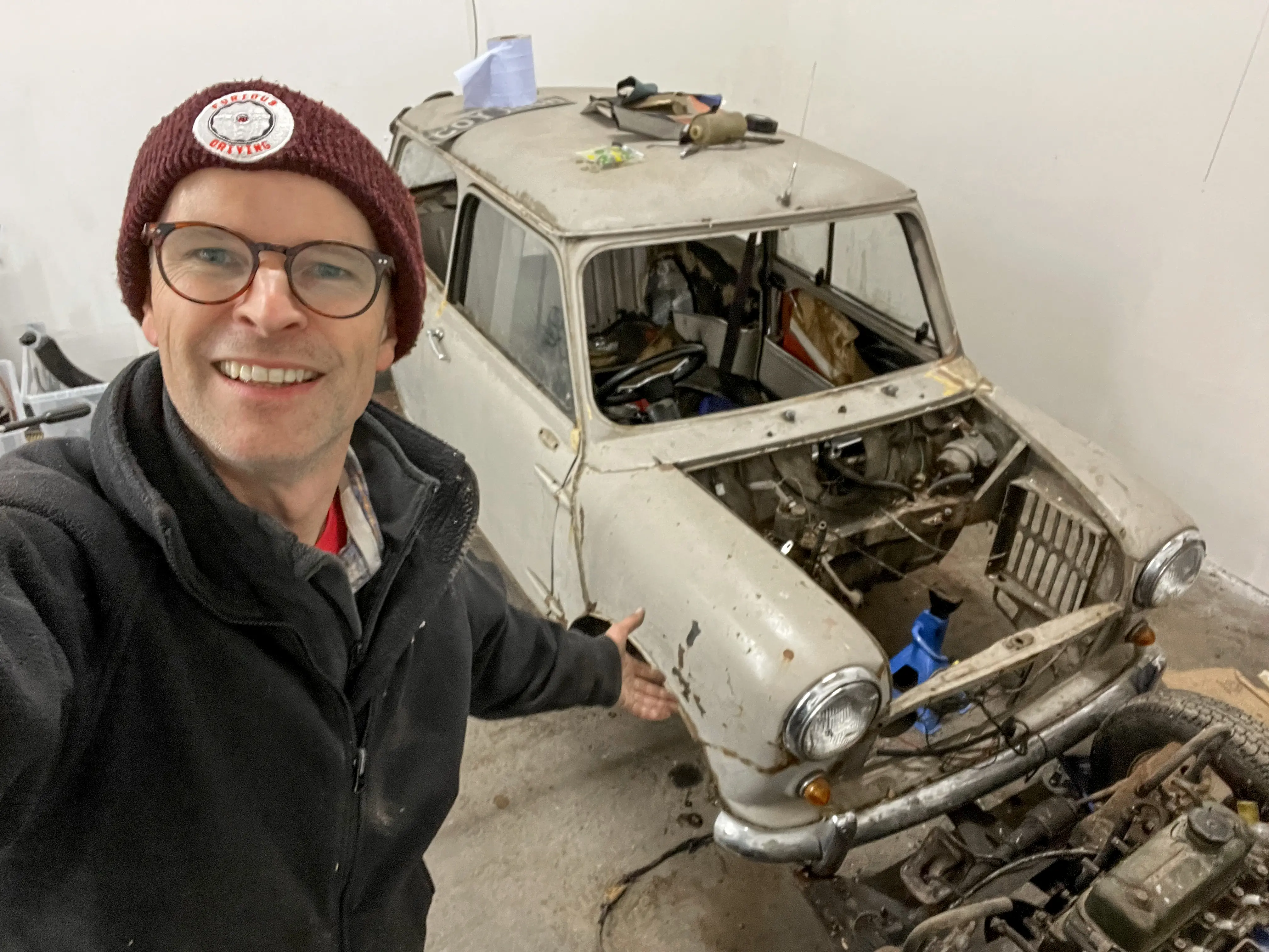Man and Car