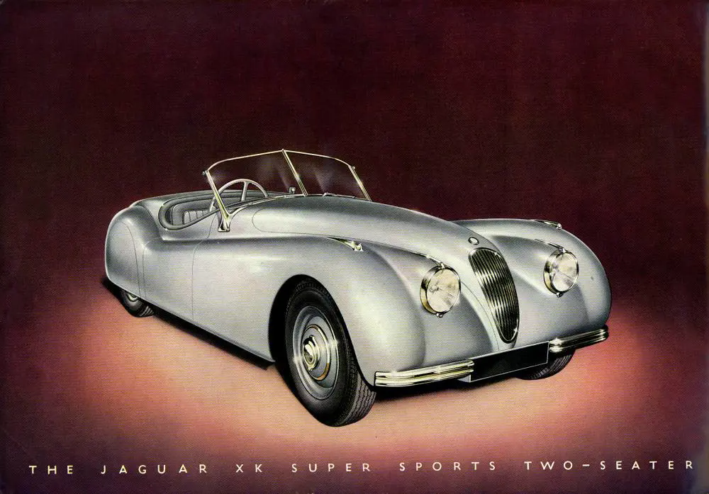 Old silver car