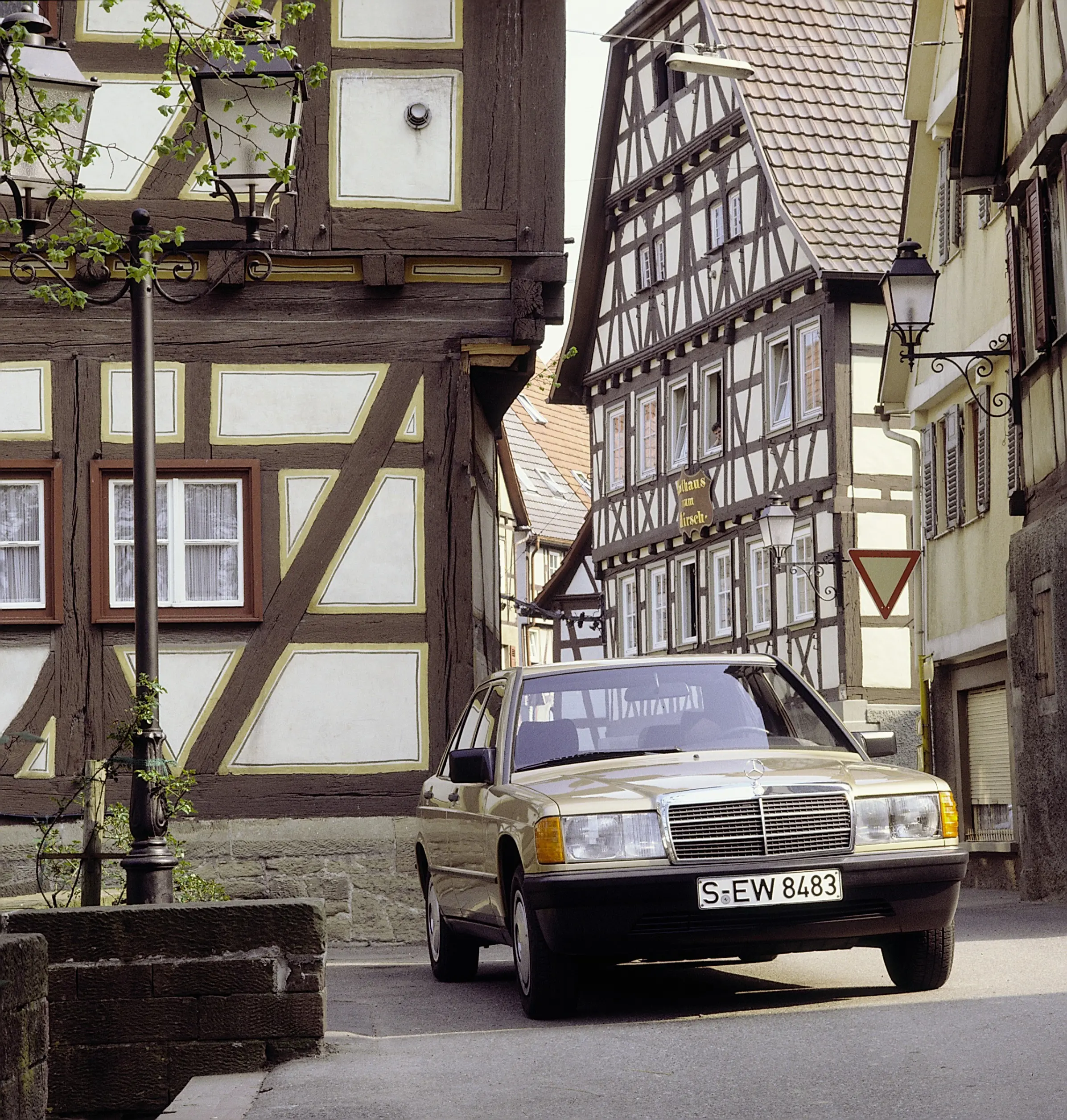 Car in street