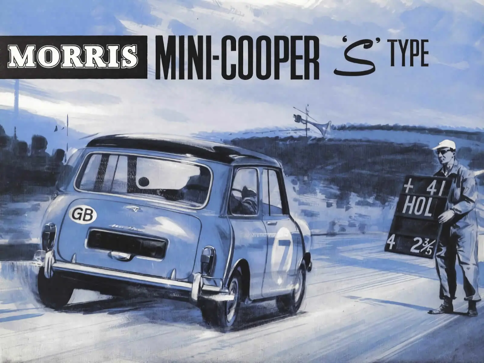 Mini cooper driving
