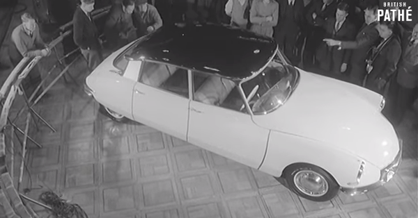 White Car at show