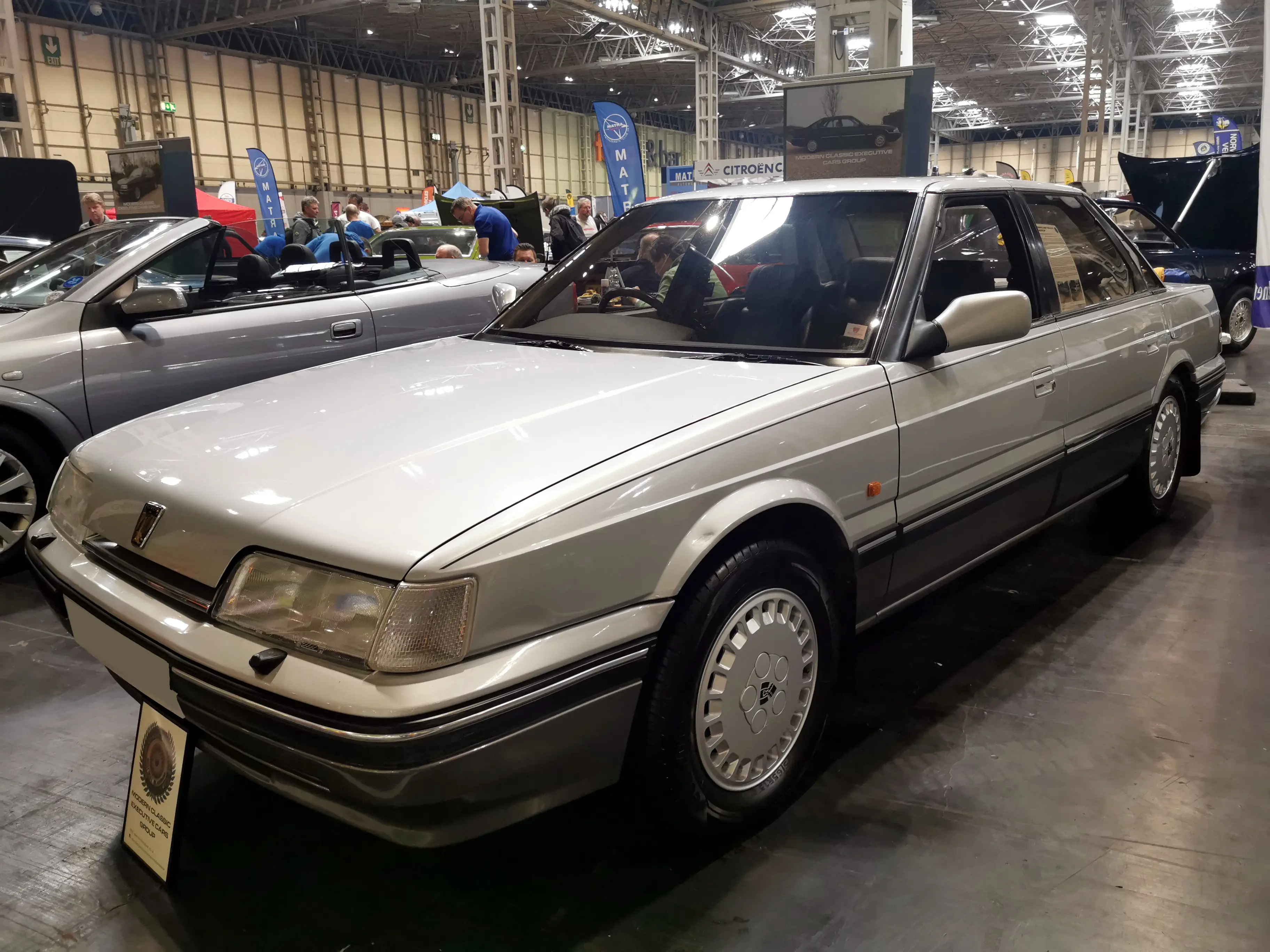 Silver Car at show