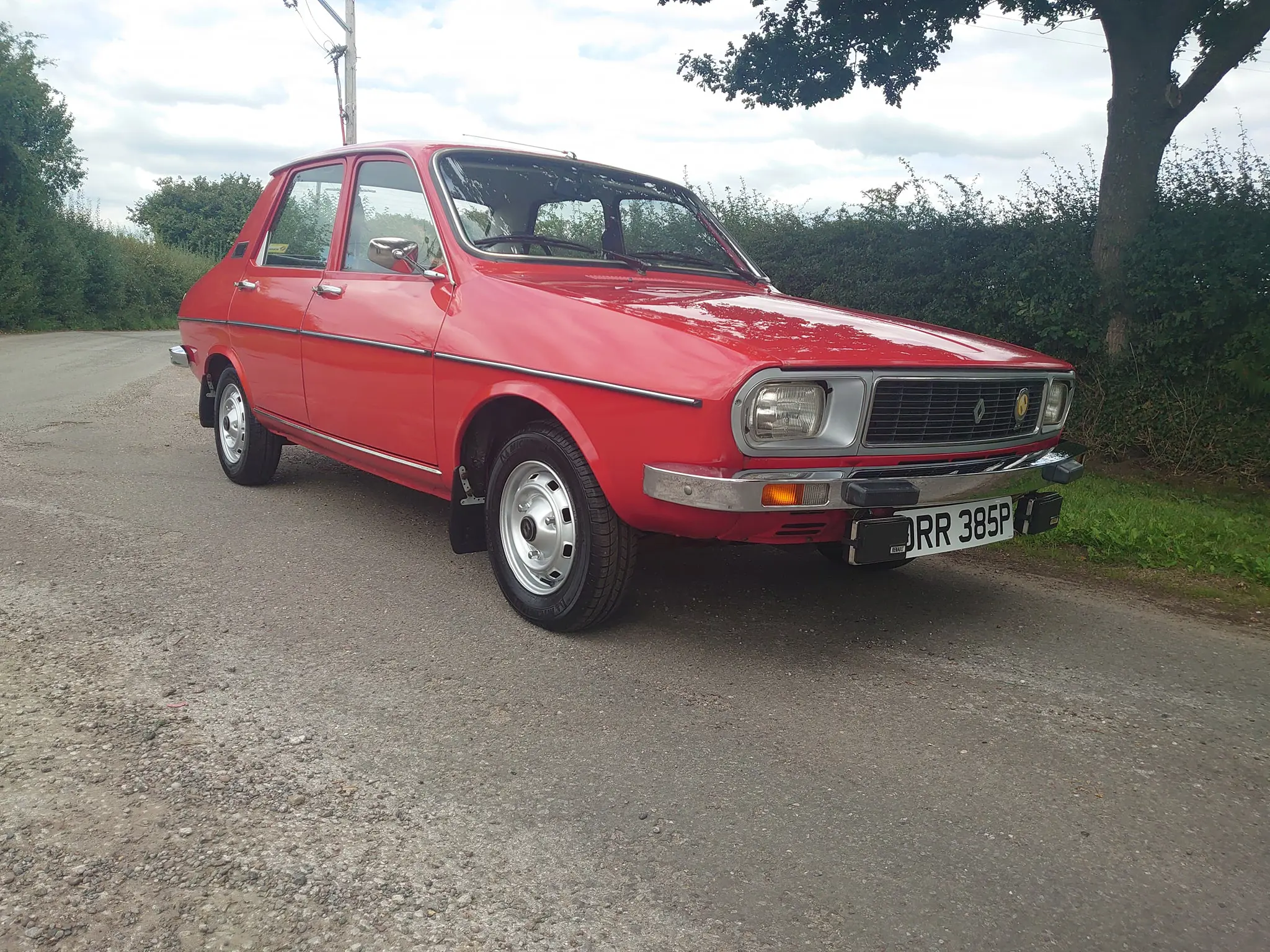 Red Renault Car