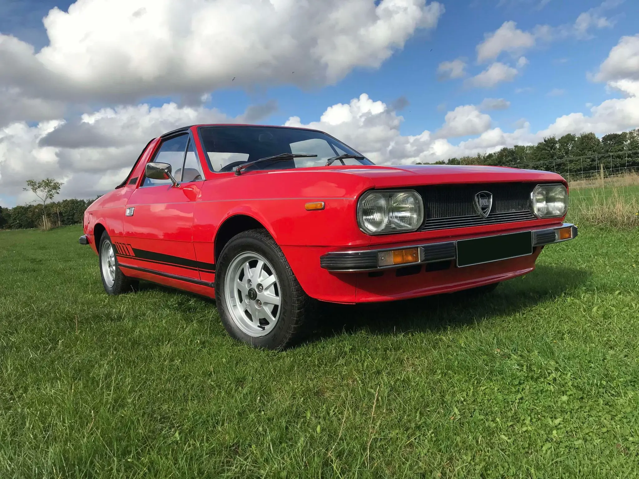 Red car
