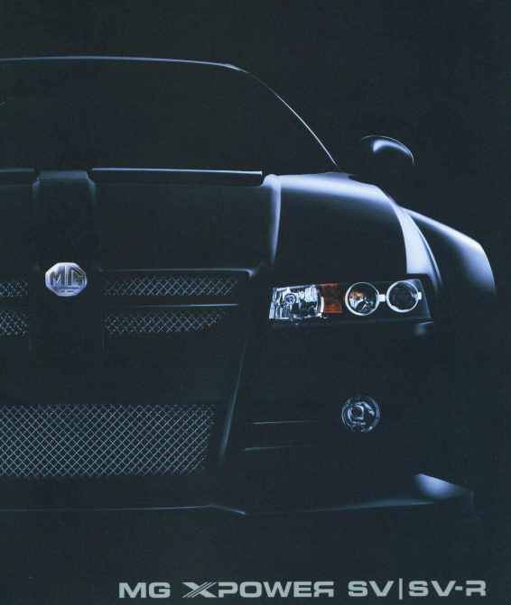 Black MG car