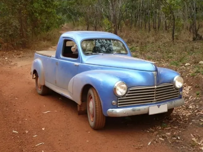 Blue truck