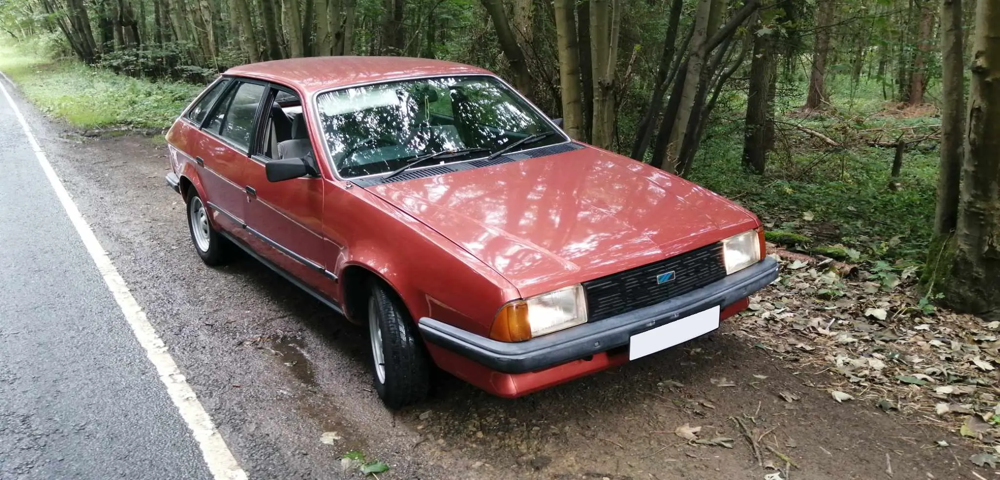 Red car
