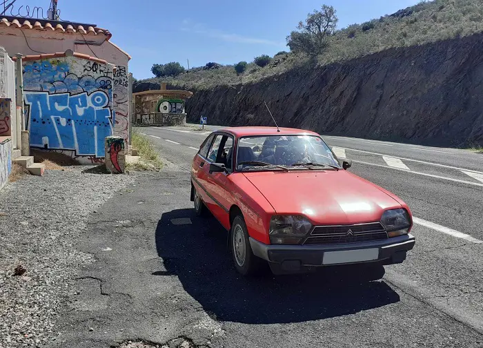 Red car