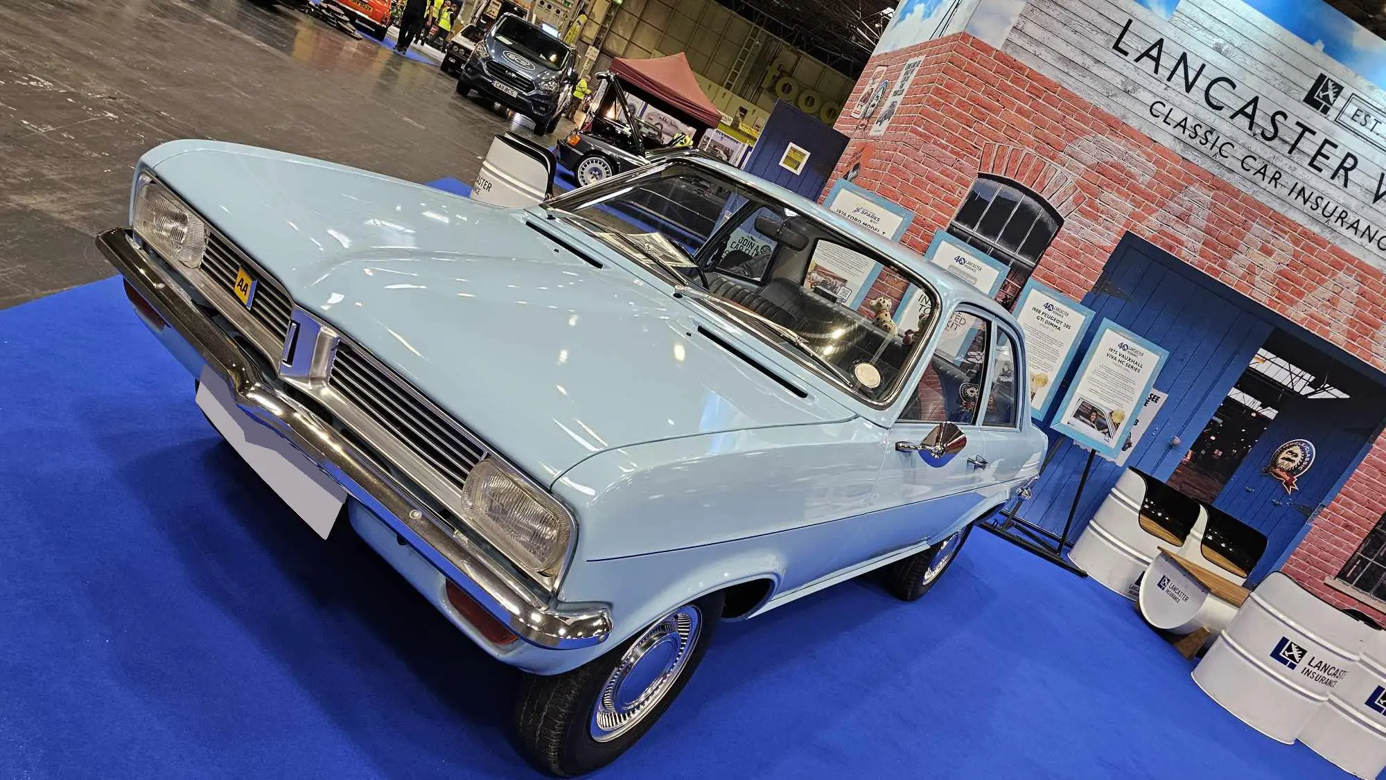 Blue car