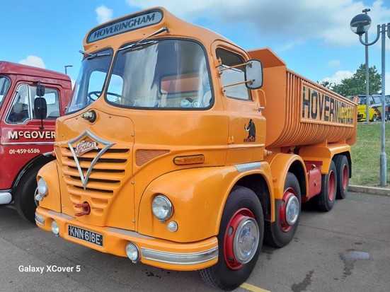 Large yellow truck