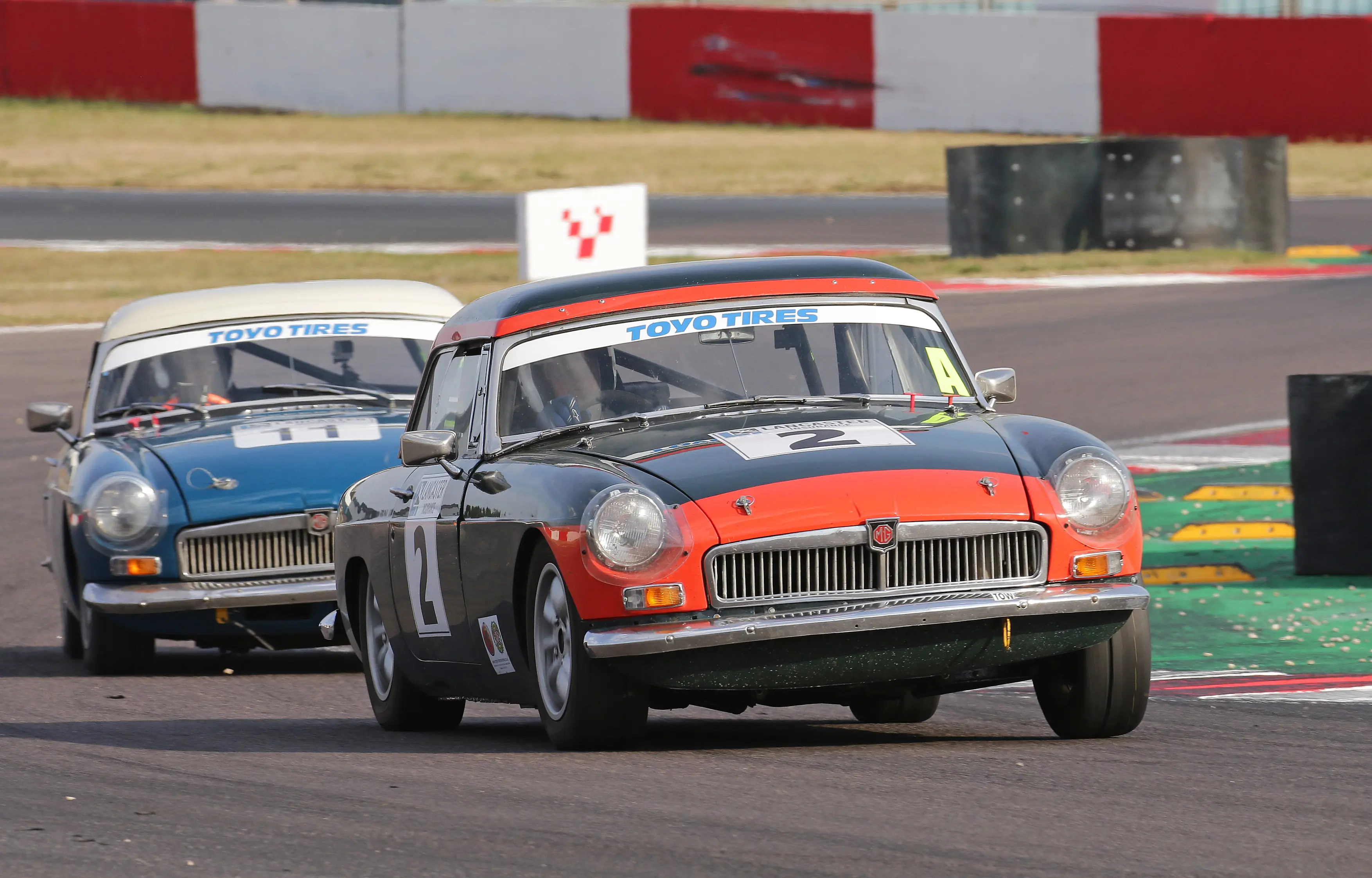 Cars racing