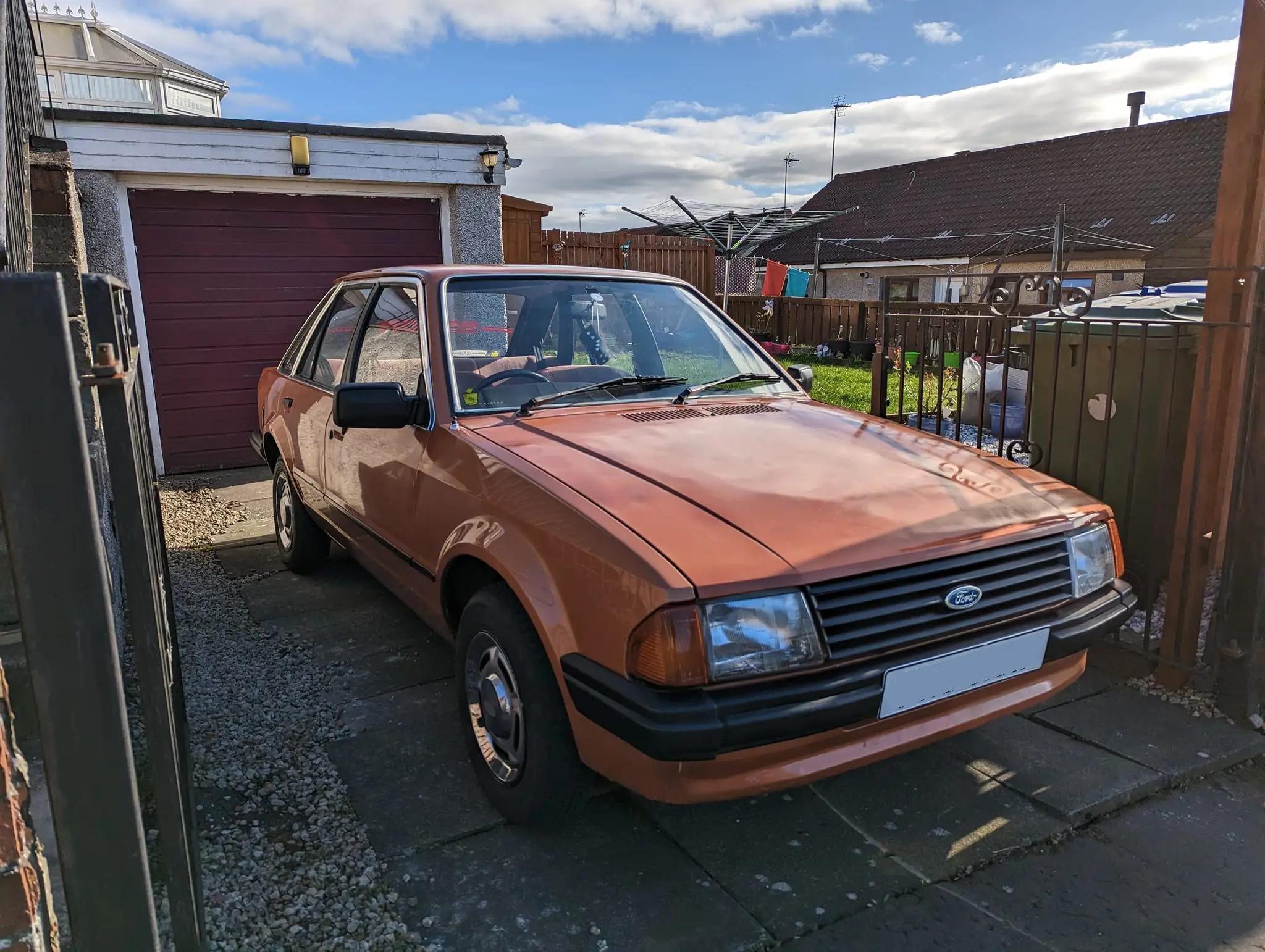 Orange car