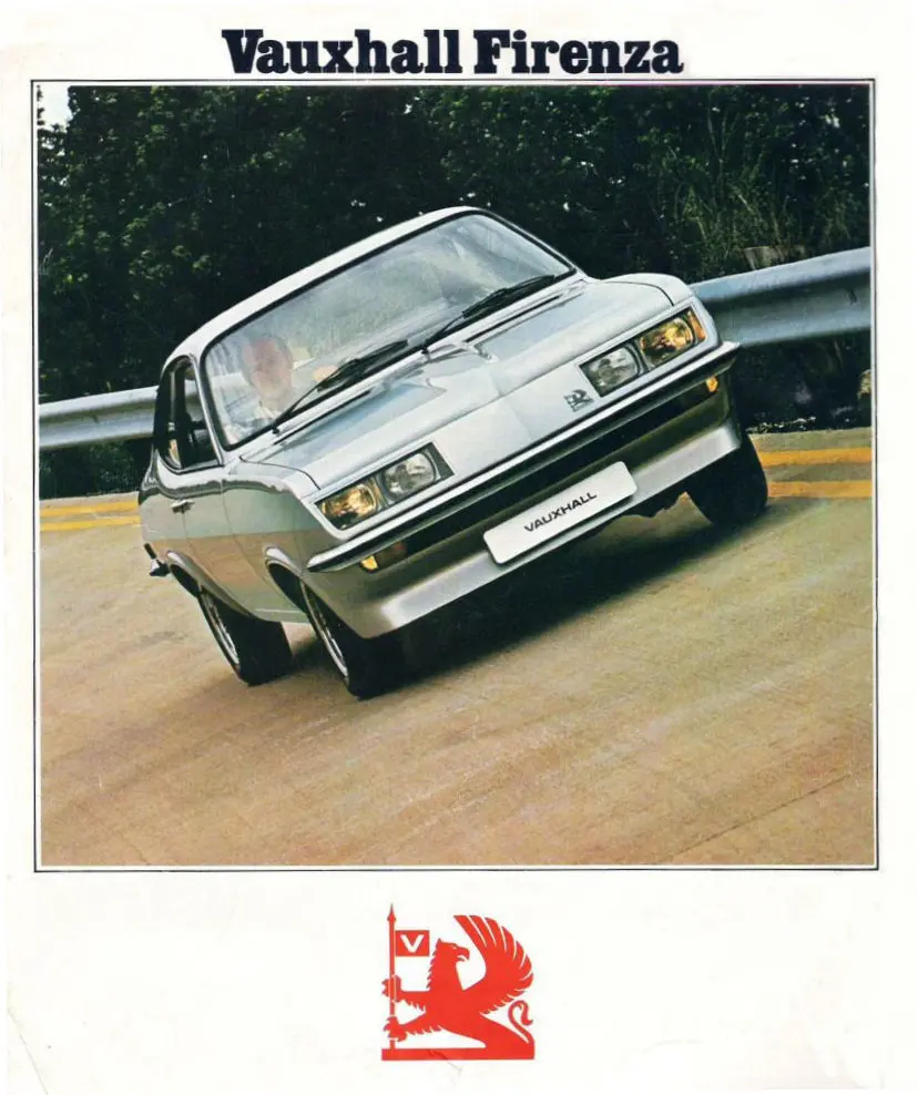 Red Vauxhall Firenza