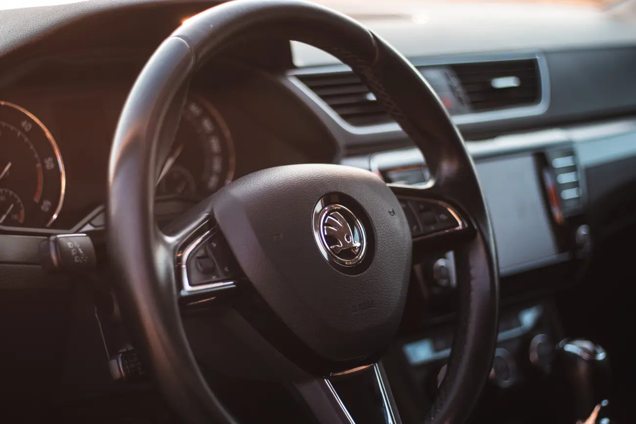 Skoda steering wheel