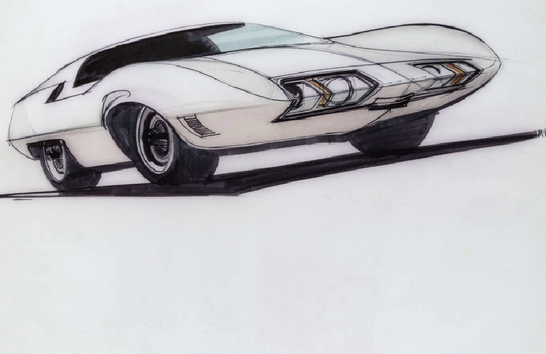 Car drawing