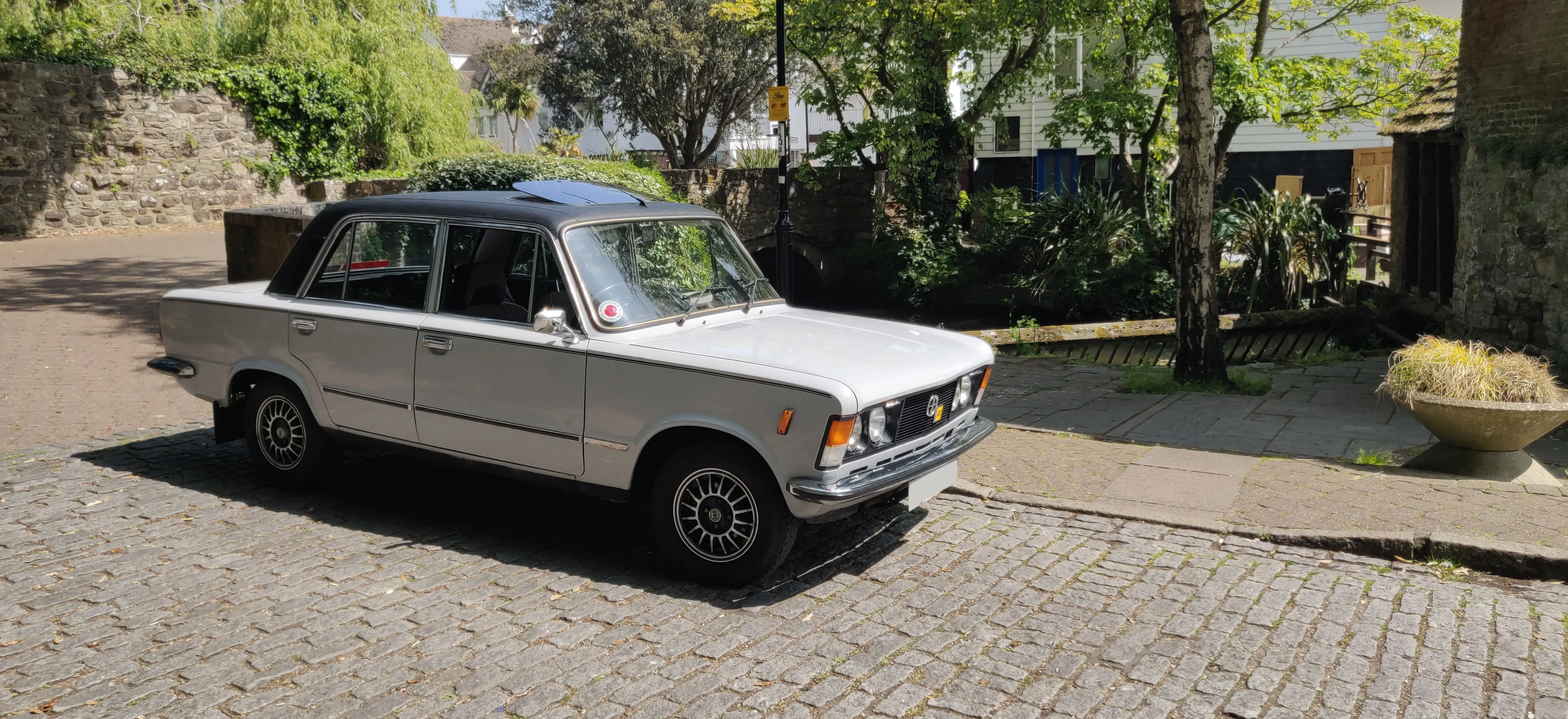 White Car side