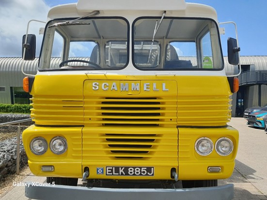 Scammell Yellow Truck