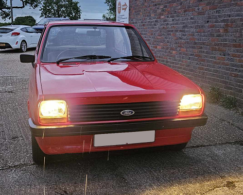 Red car