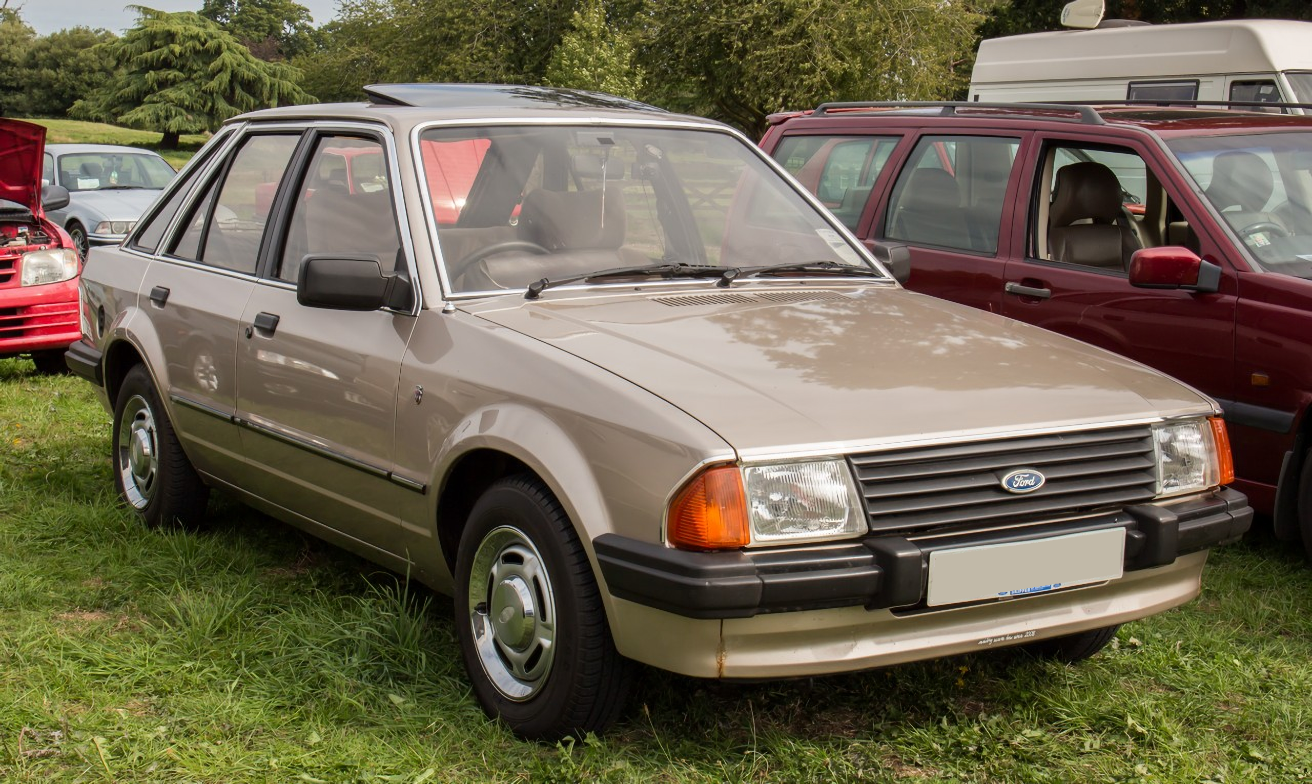 Brown car