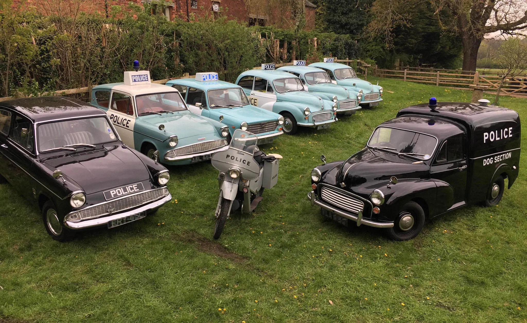 Police cars