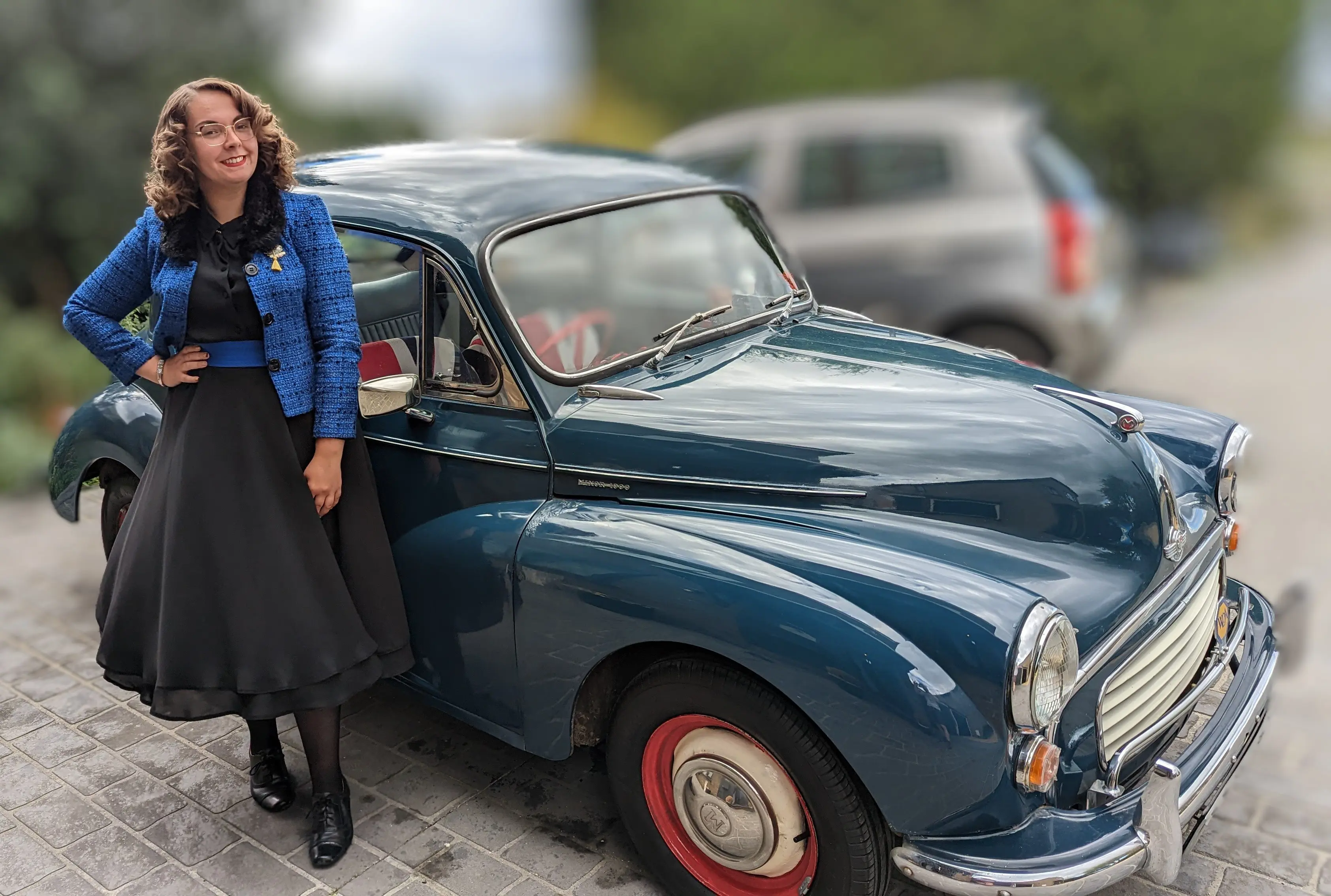 Woman with car