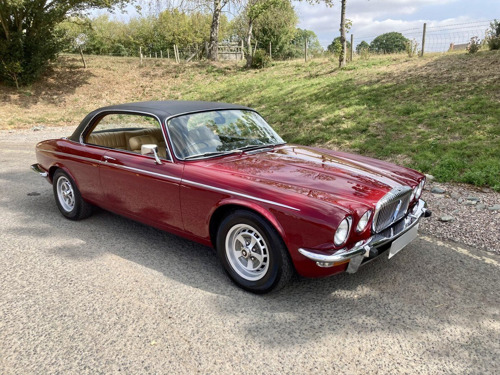 Red Daimler Double Six Coupe