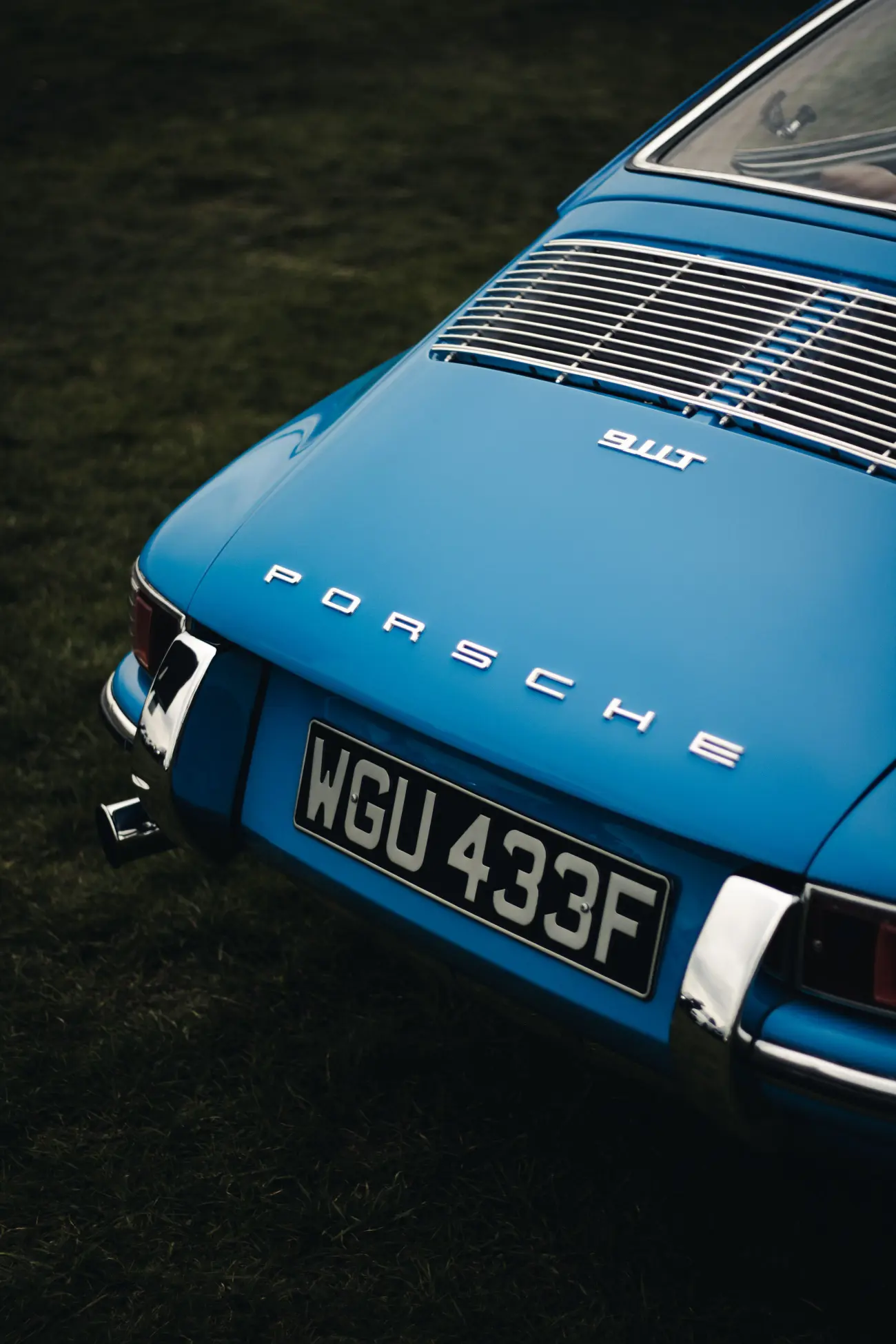 Boot view of a classic Porsche