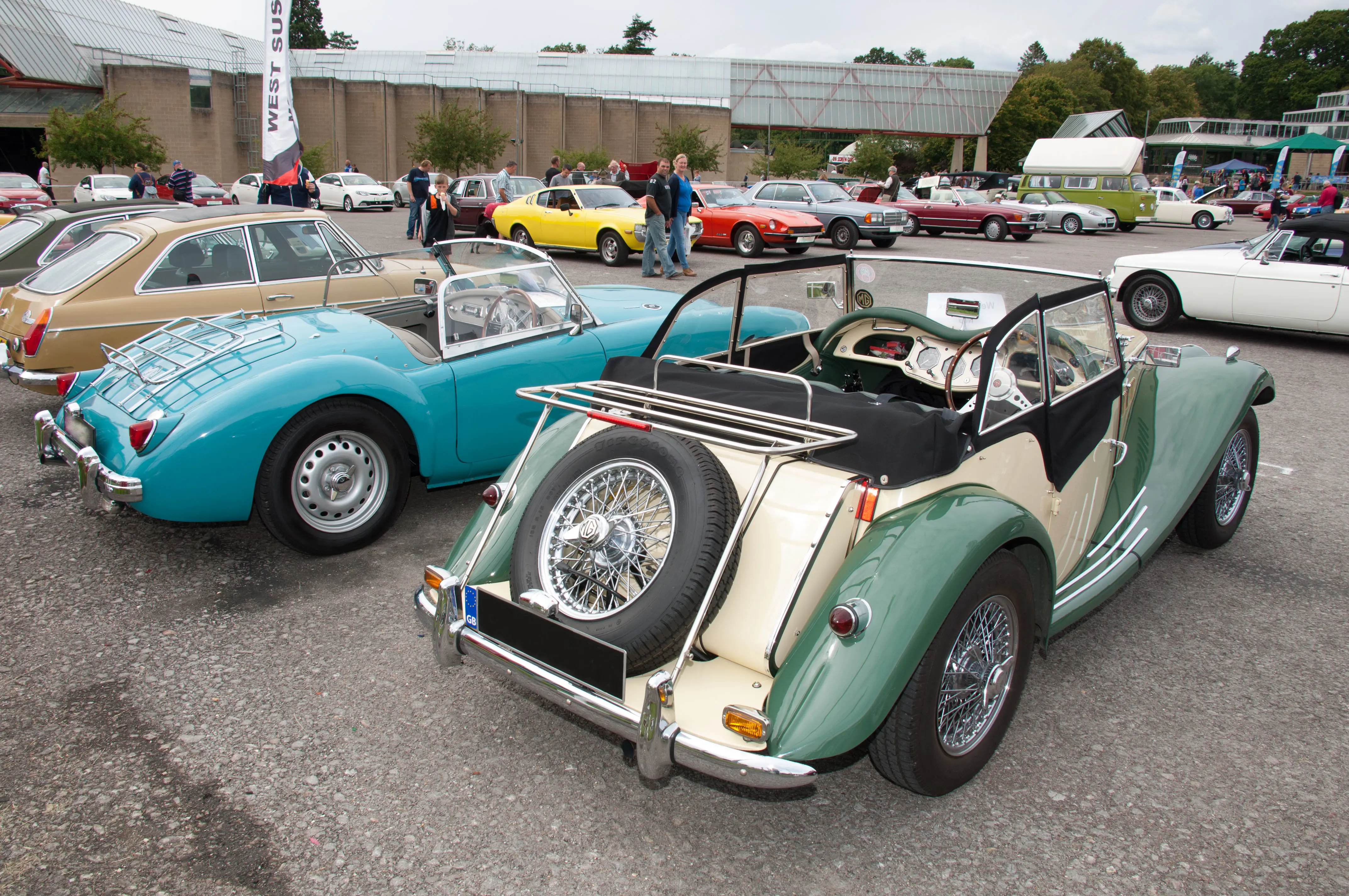 Cars parked