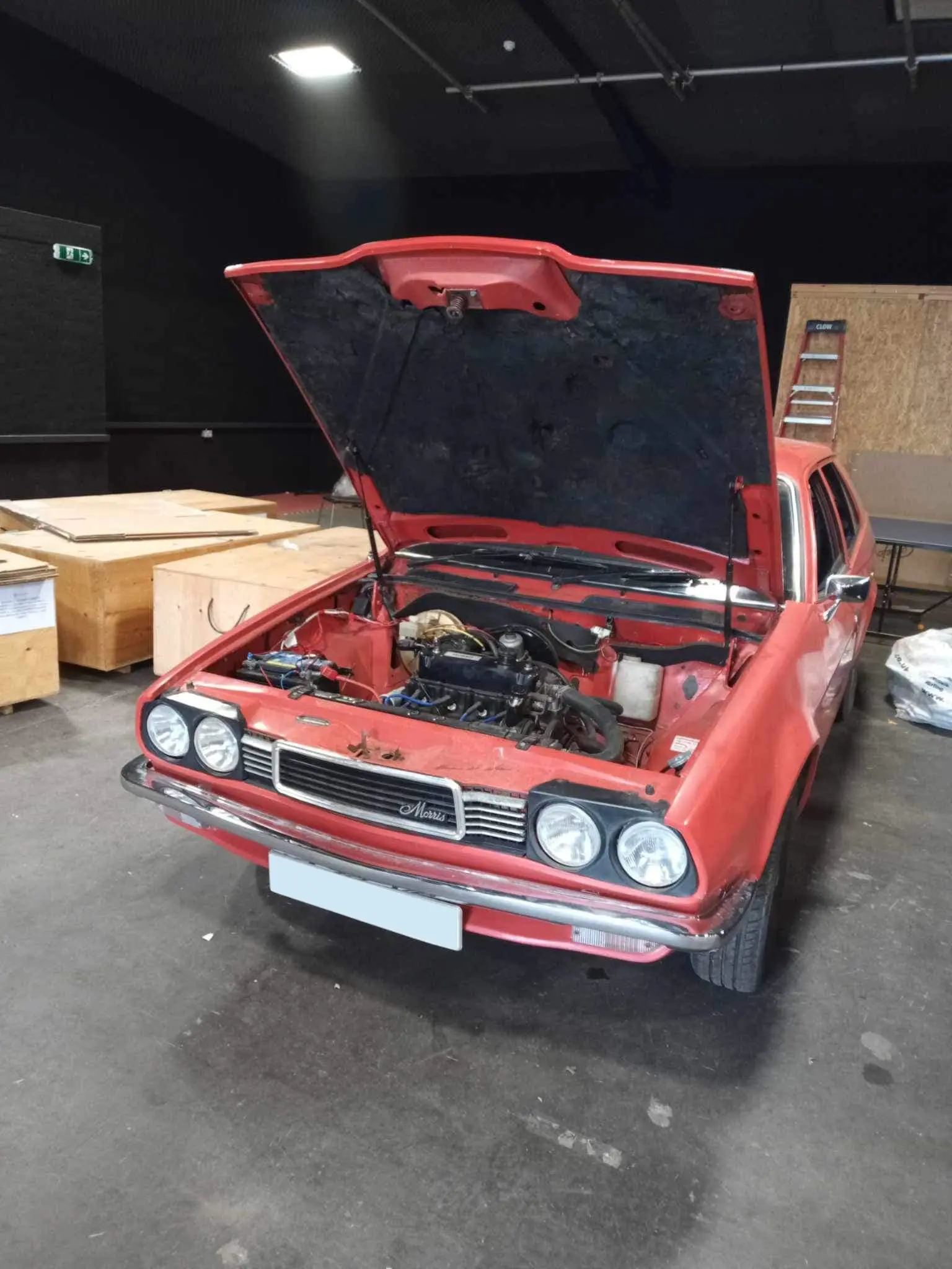 Red car