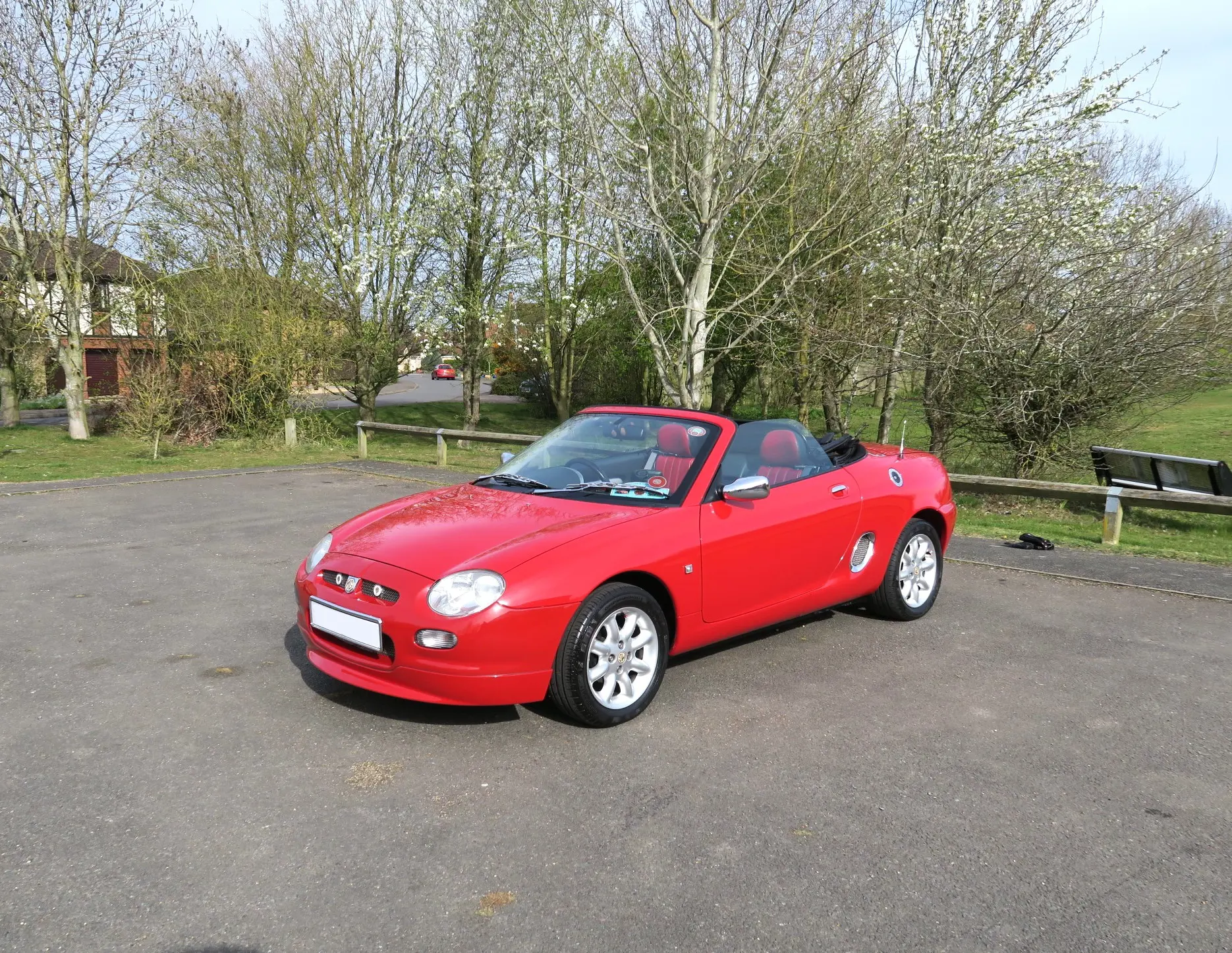 Red car