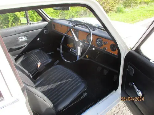 White car interior
