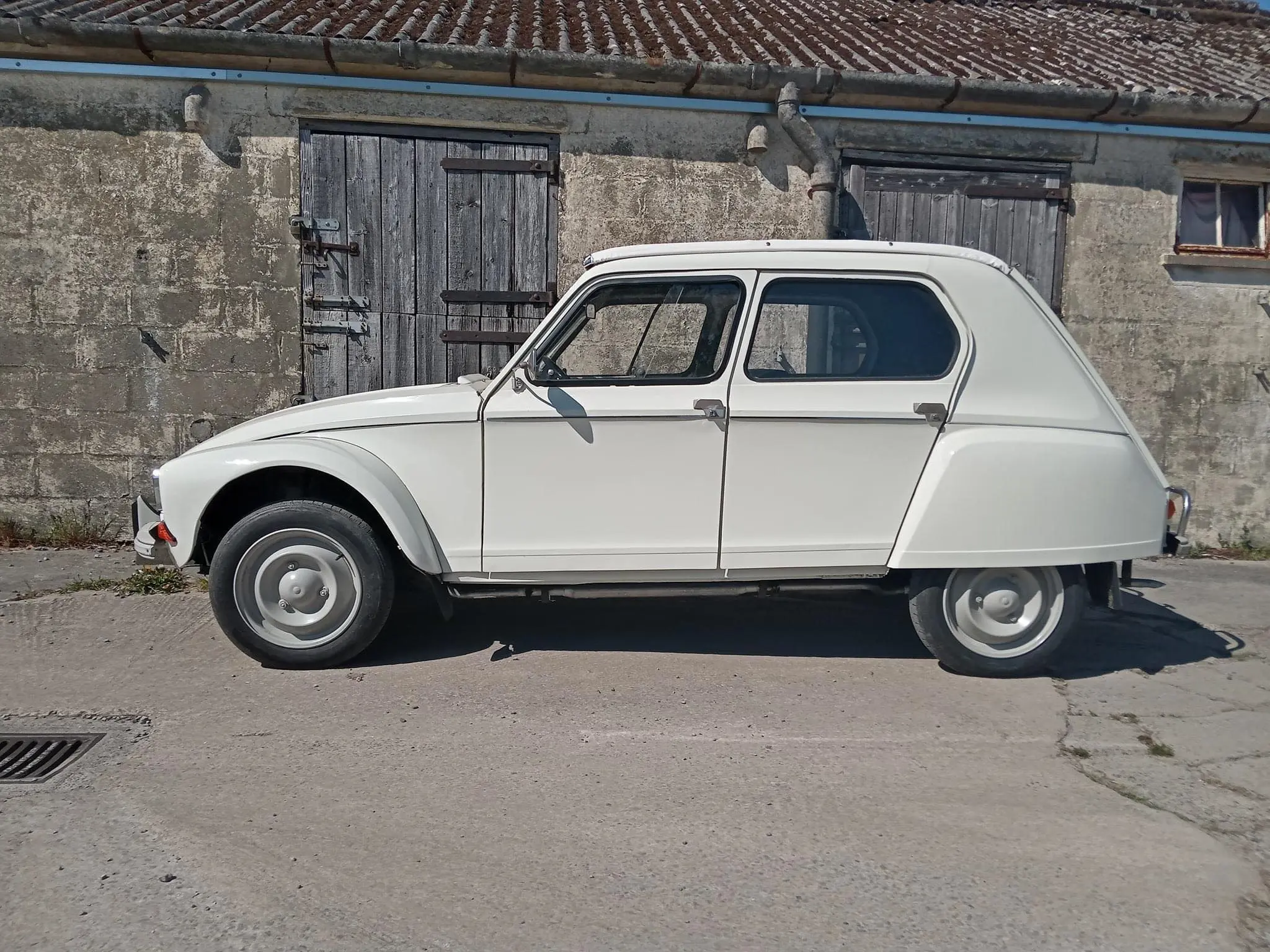 White car side
