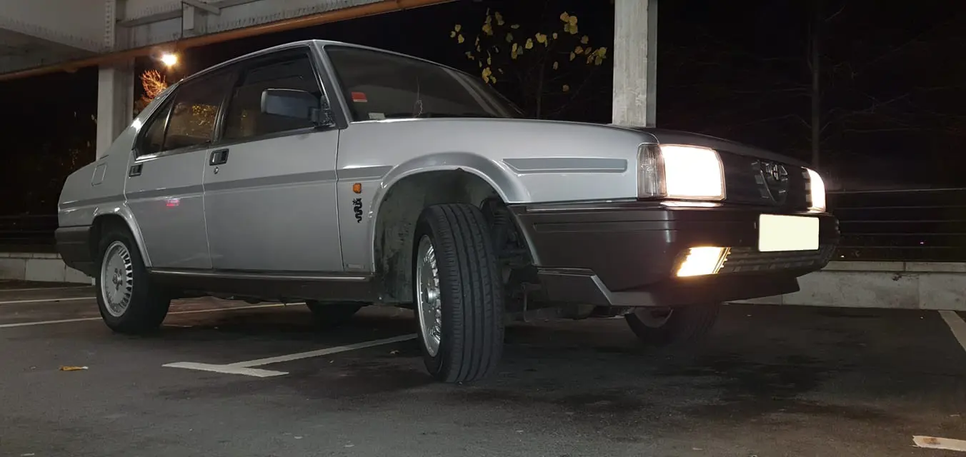 Silver car
