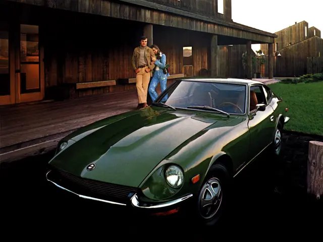 Green Datsun Car
