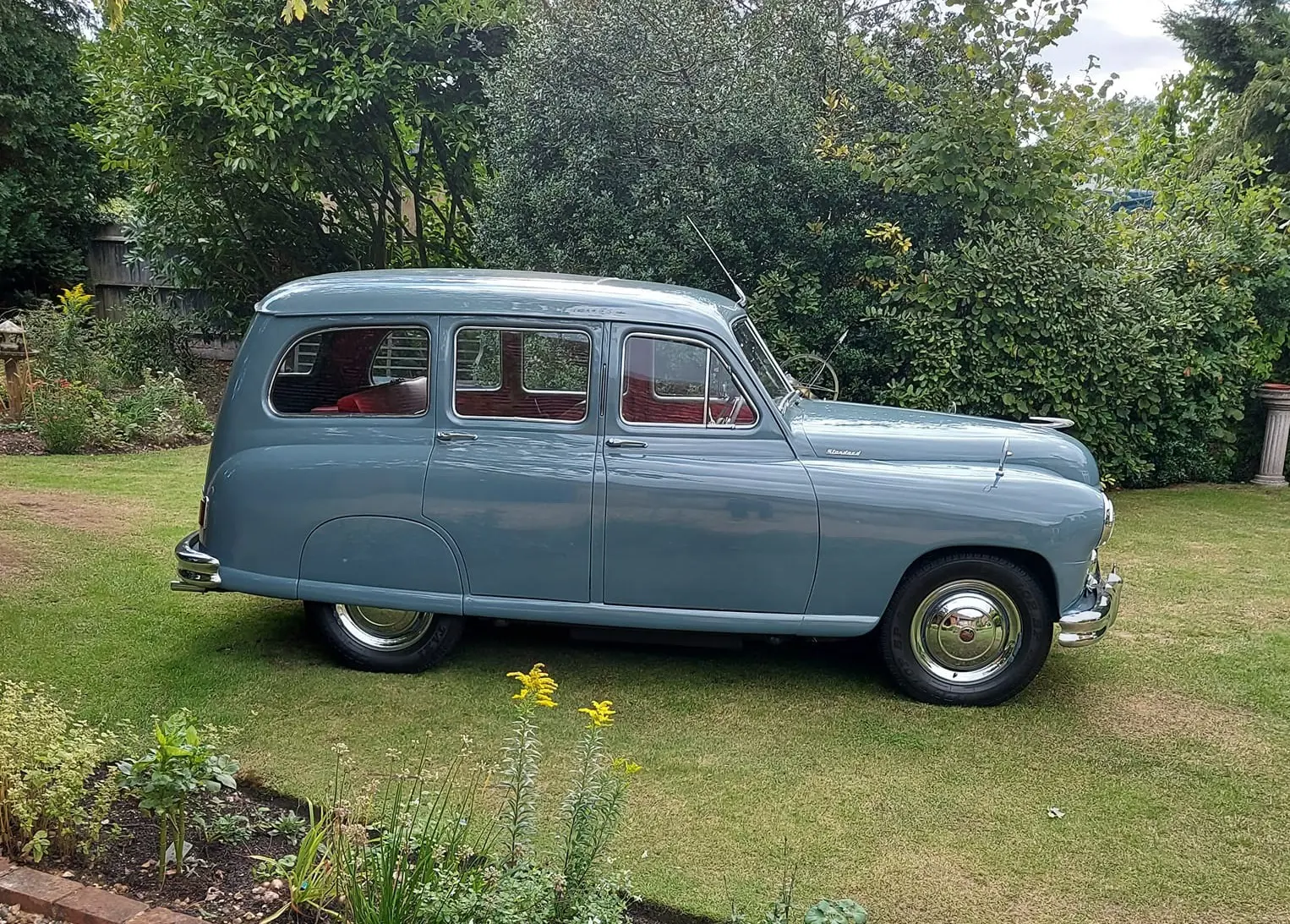 Blue car