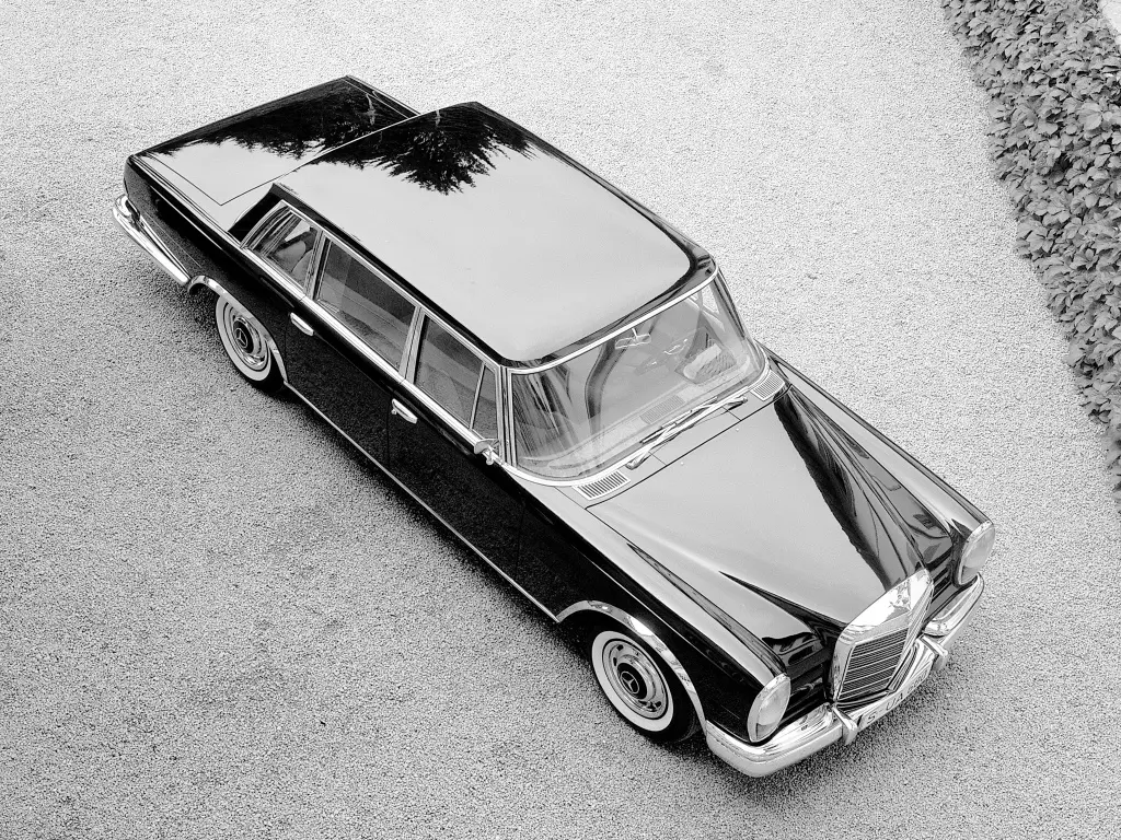 Black Car Top down view